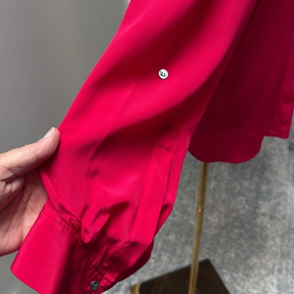 TWP Morning After shirt in Raspberry - Picture 4 of 7